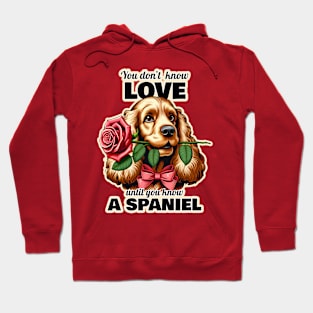 Spaniel Valentine's day Hoodie